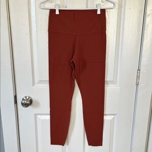 Nike Dri-FIT Burnt Orange Athletic Buttery High Rise Ankle Leggings Size M